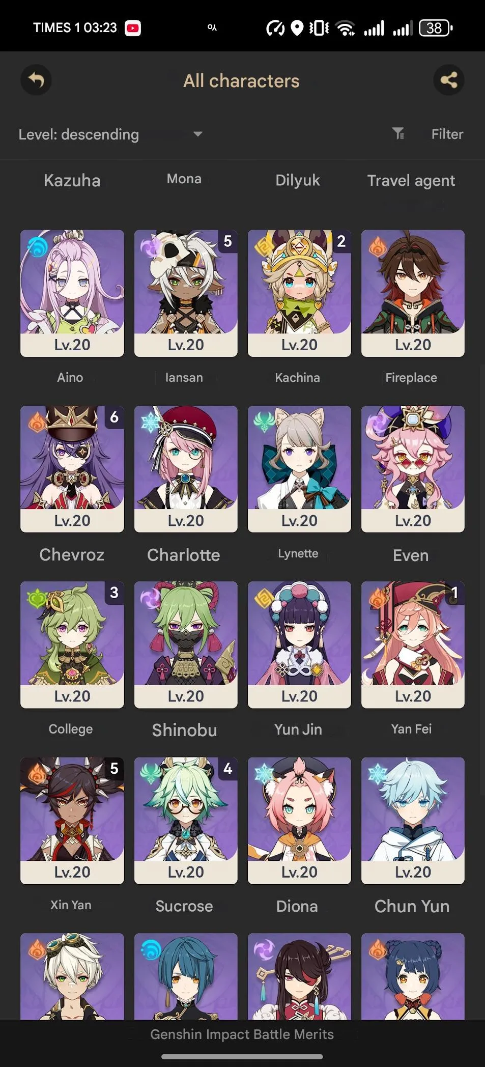 GI1134 Arlecchino, Furina, Shilonenn, Rizley, Mualani, Clorinde, Kazuha, Flins |  Starter Account 